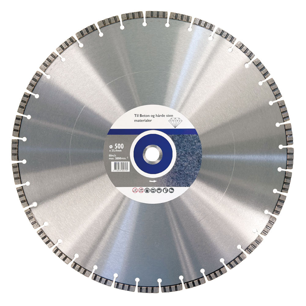 Diamantklinga 500x25,4 mm – För betong