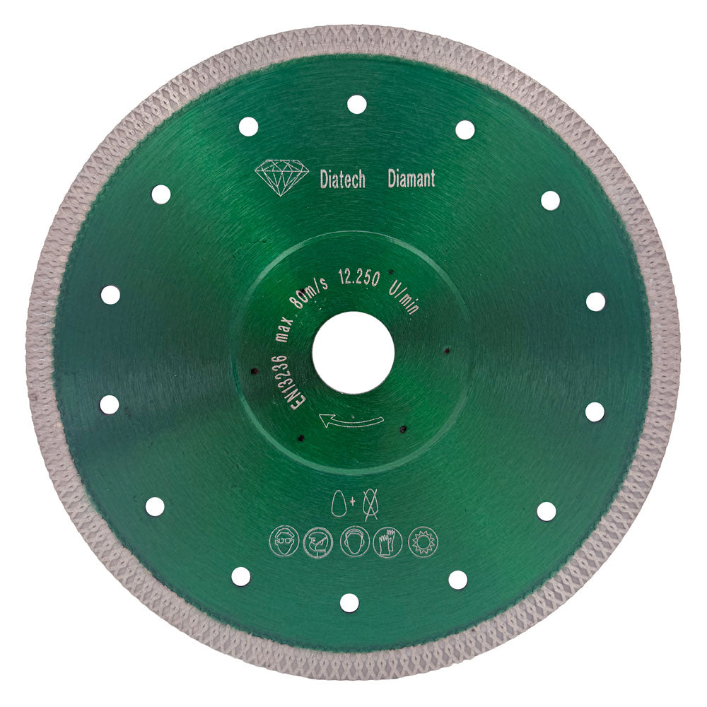 Diamantklinga 180x25,4 mm – GRÖN – Helbana/Tunn – För kakel och klinker