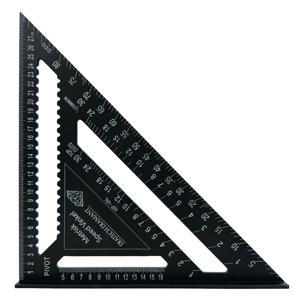 Speedvinkel aluminium 305x305x430 mm – 45° och 90° – Diatech