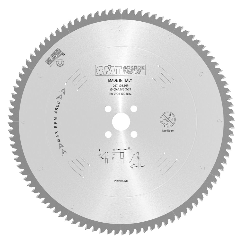 Sågklinga 400mm x 3,8mm x 32mm Z108 NE NEG