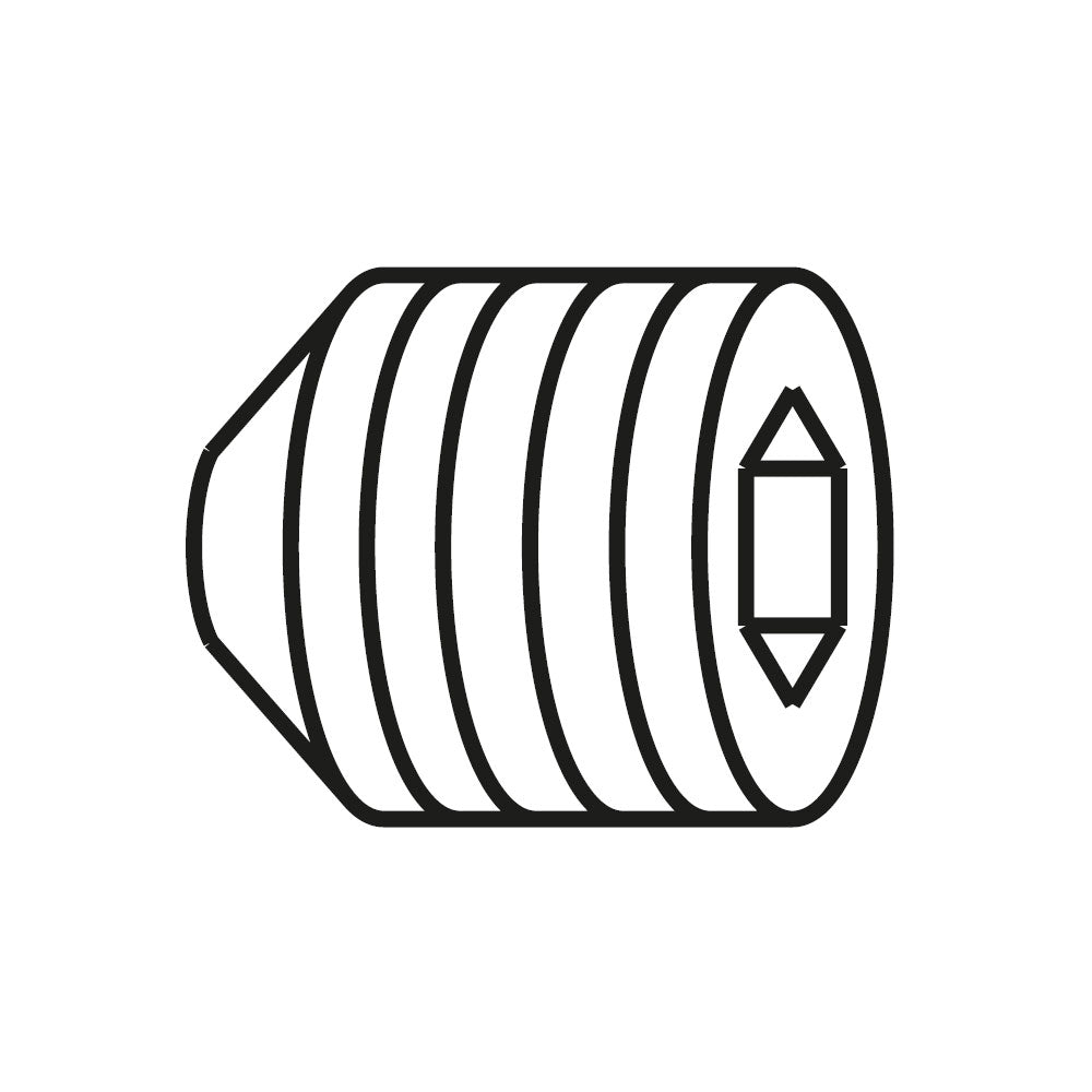 Skruv till stoppring 3 mm
