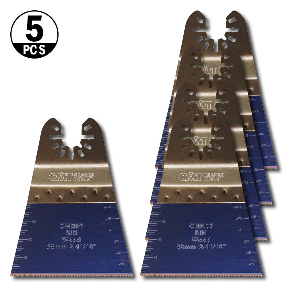 Multicut 68x40mm Trä och Plast - 5 pk.