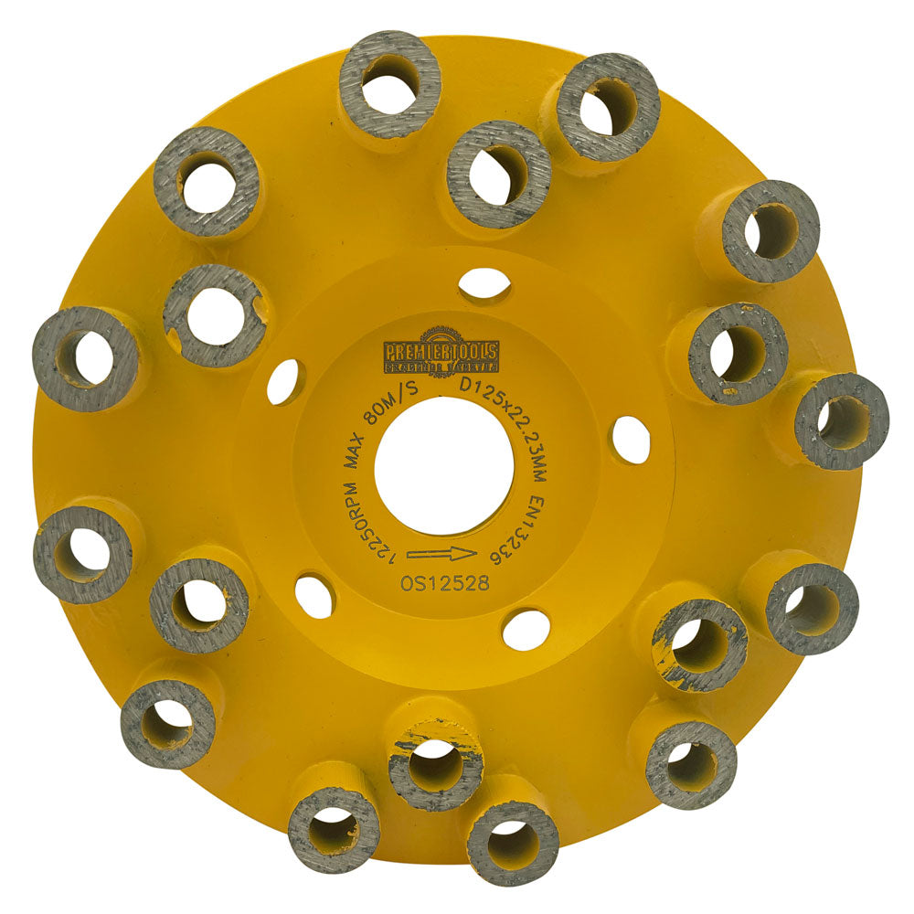 Slipskål 125mm x 22,2mm för epoxy