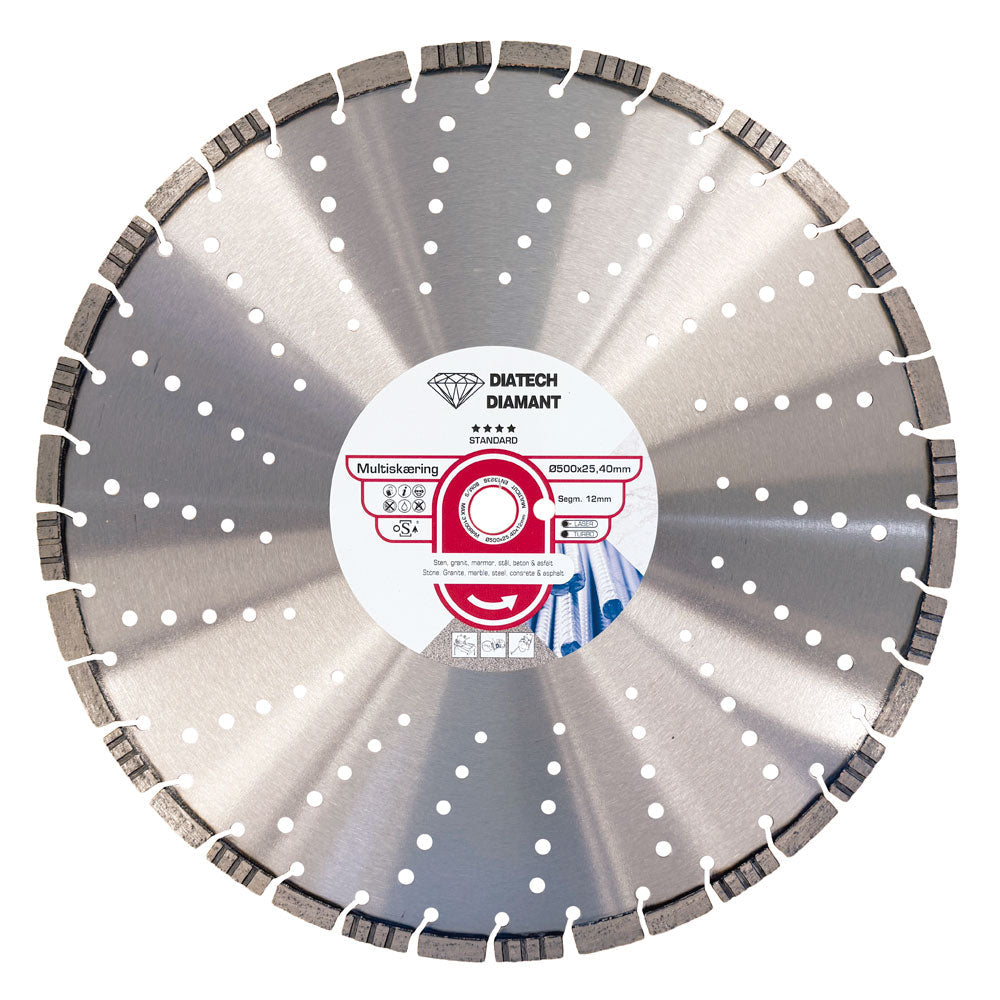 Asfaltklinga 500x25,4 mm – Standard – KOMBI för både asfalt och betong