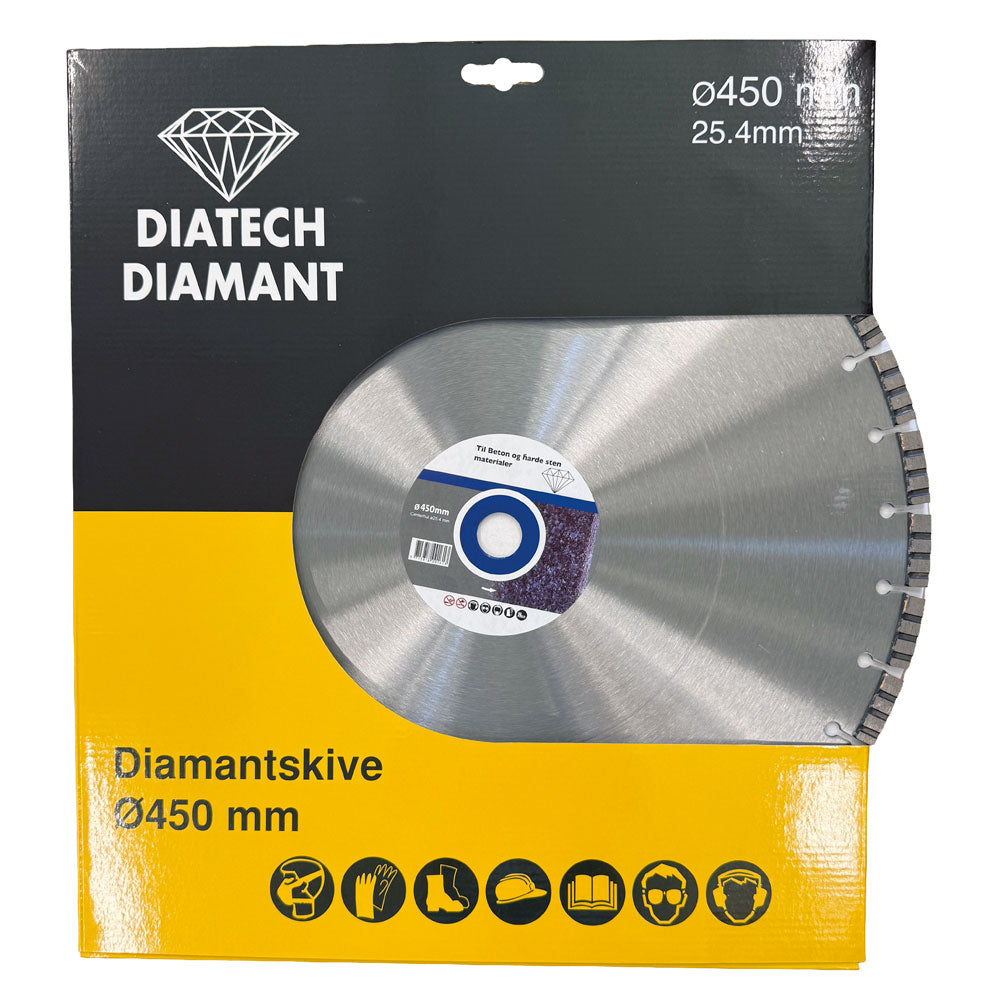Diamantklinga 450x25,4 mm – Lasersvetsad