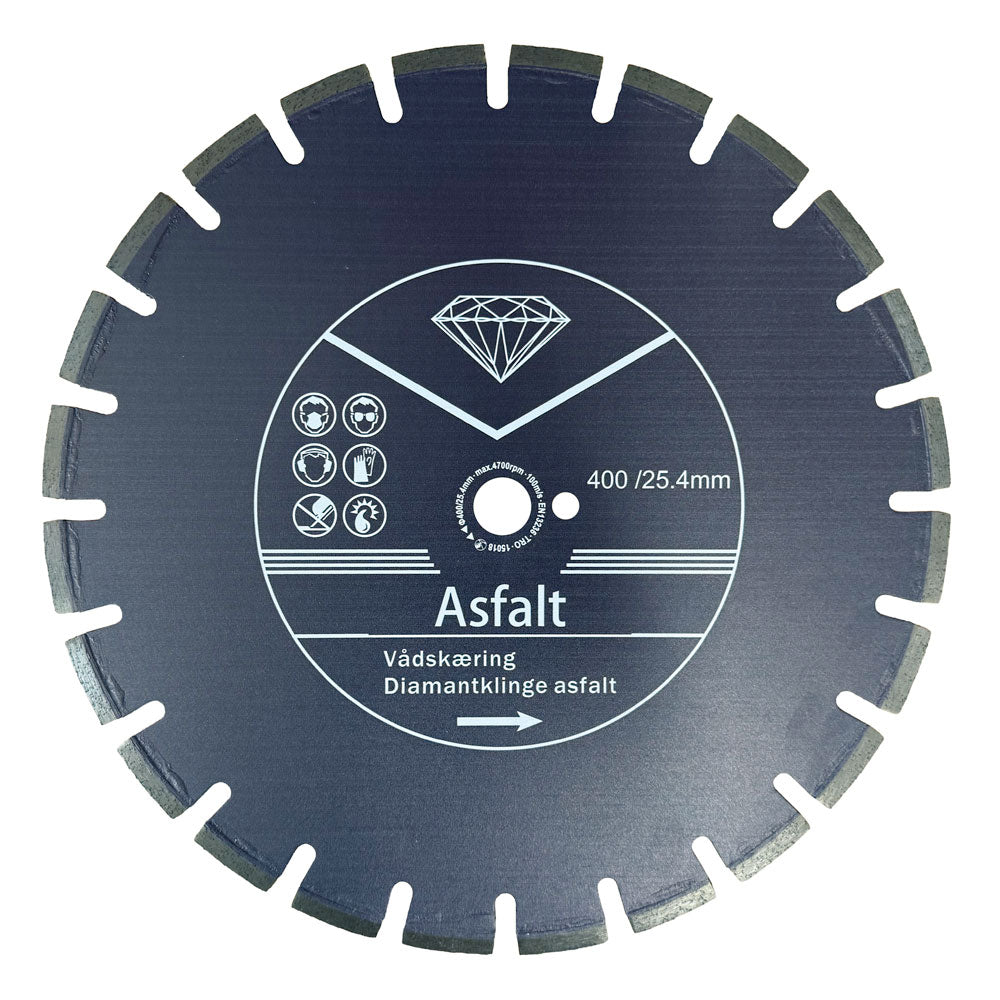 Asfaltklinga 400x25,4 mm – Våtskärning
