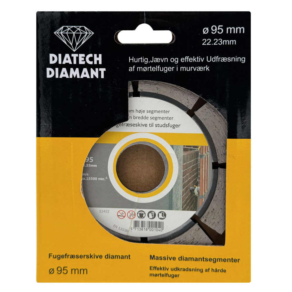 Fogklinga DIA 95x6,4x22,2 mm – 12 mm segment – för stötfogar
