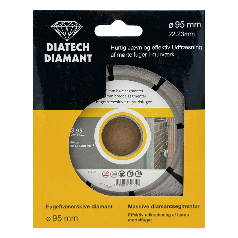 Fogklinga DIA 95x8x22,2 mm – 12 mm segment – för stötfogar