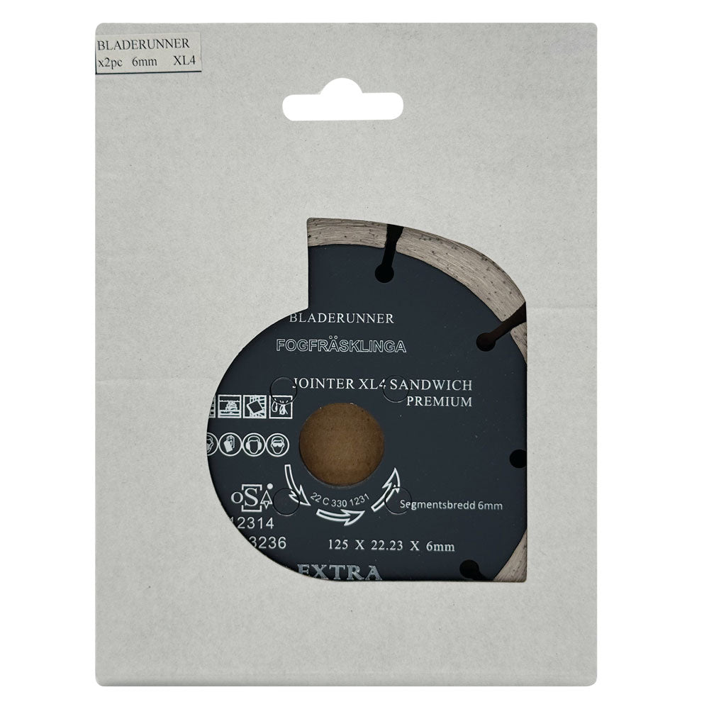 Fogklinga DIA 125x6x22,2 mm – 2‑delad – Bladerunner
