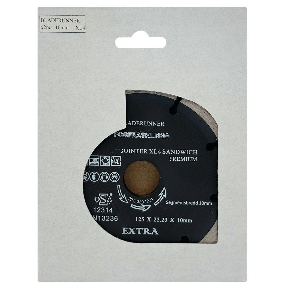 Fogklinga DIA 125x10x22,2 mm – 2‑delad