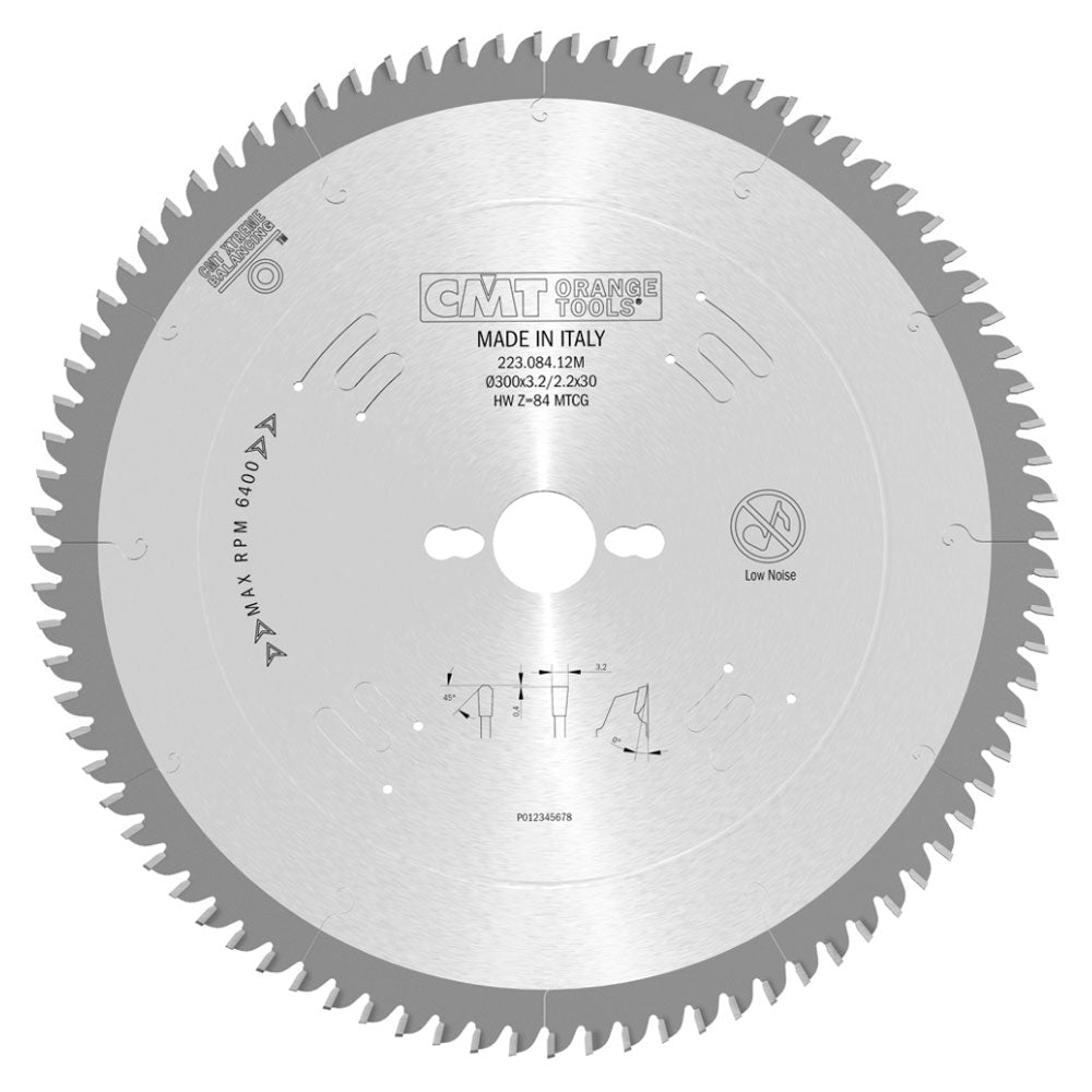 Sågklinga för Plast 300mm x 3,2mm x 30mm Z84 TF