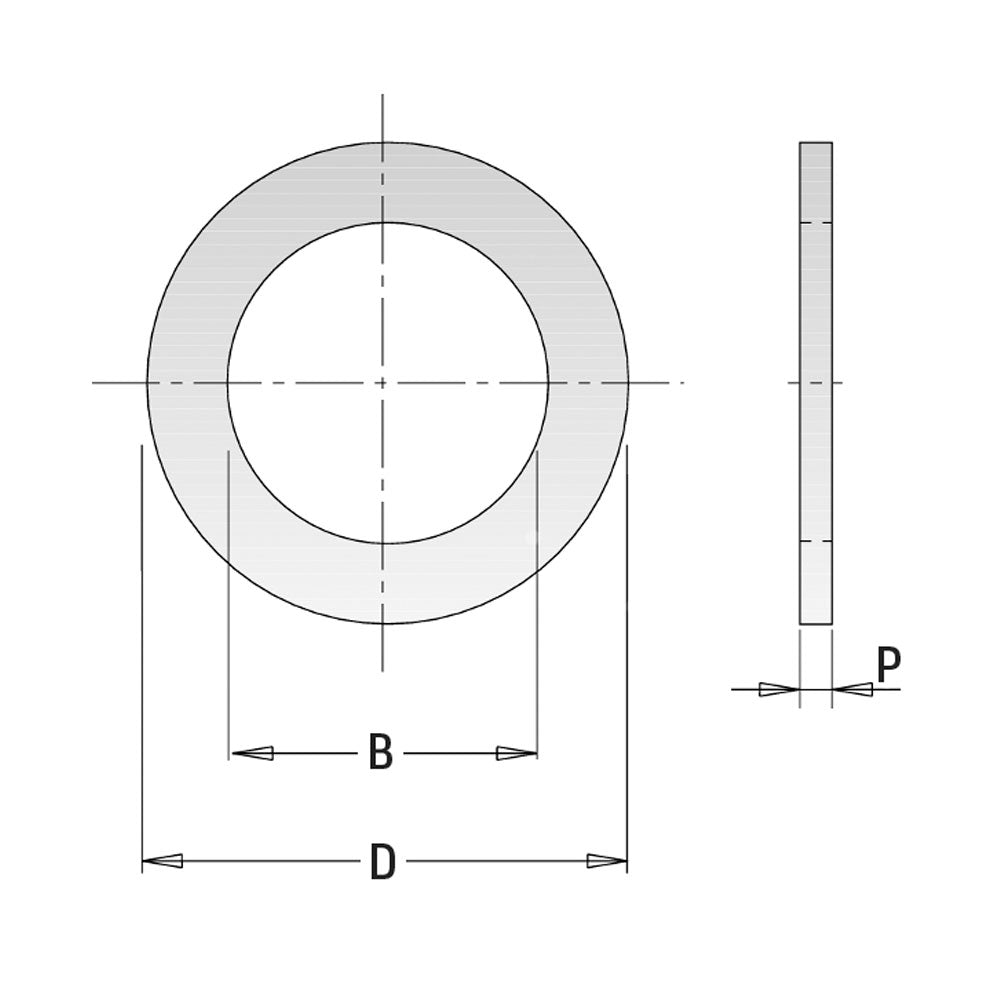 Reduktionsring 35mm x 2,0mm x 30mm