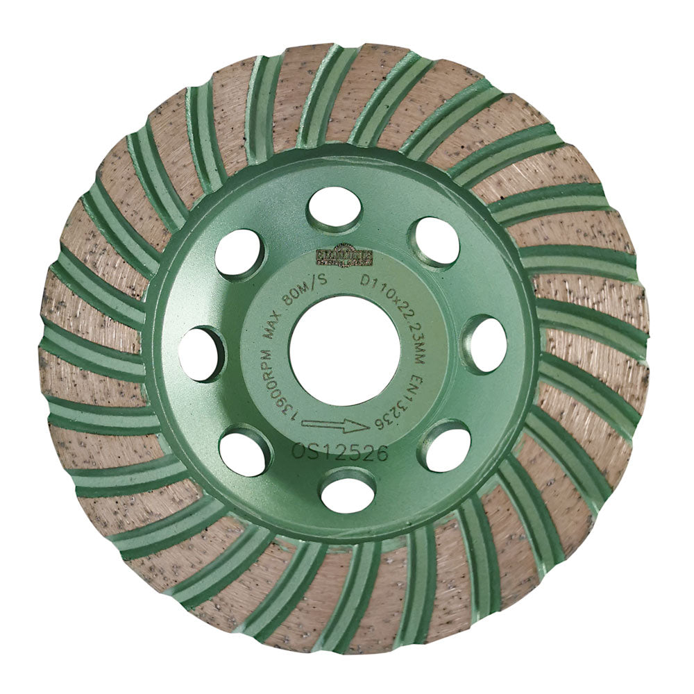Slipskål 110mm x 22,2mm till Makita för betong